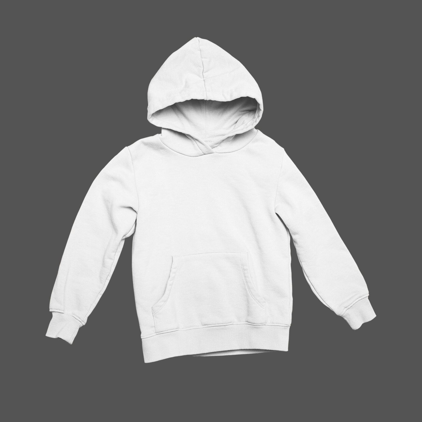 WHITE Oversized Hooded Sweatshirt
