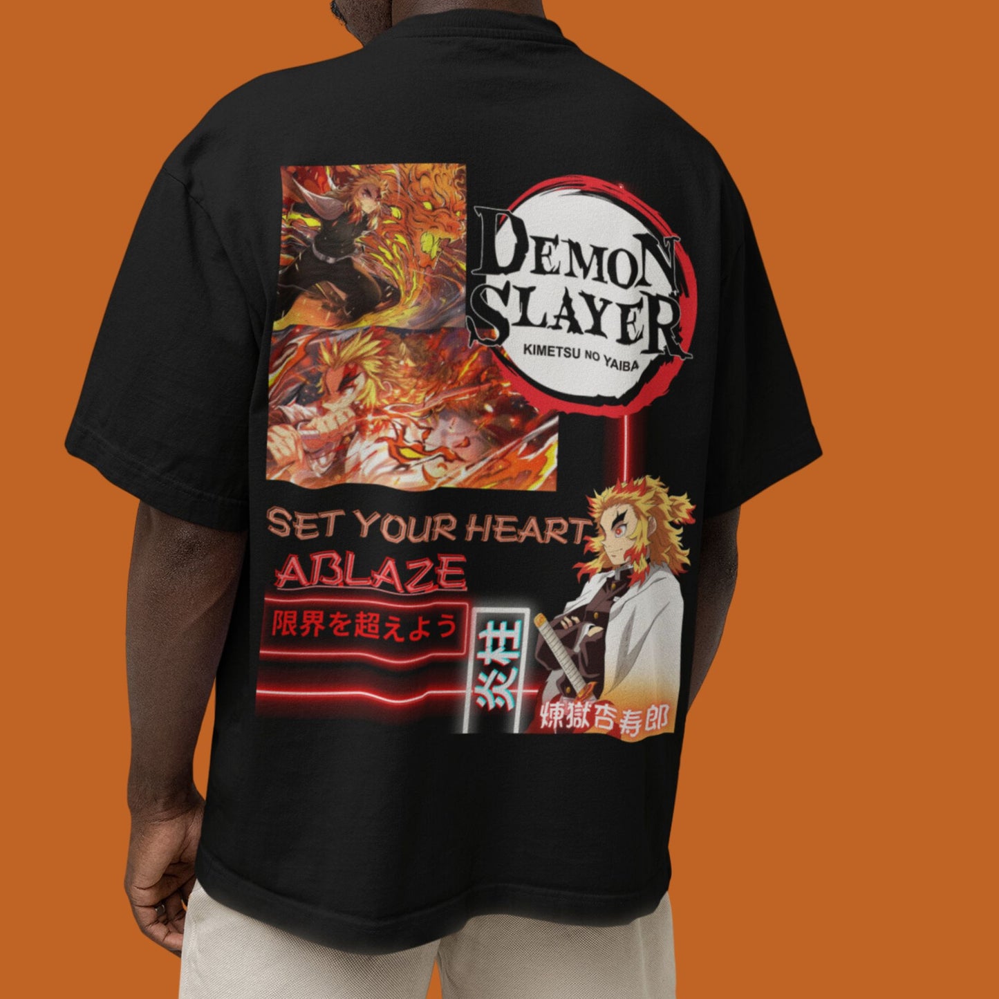 THE FLAME HASHIRA OverSized Tee