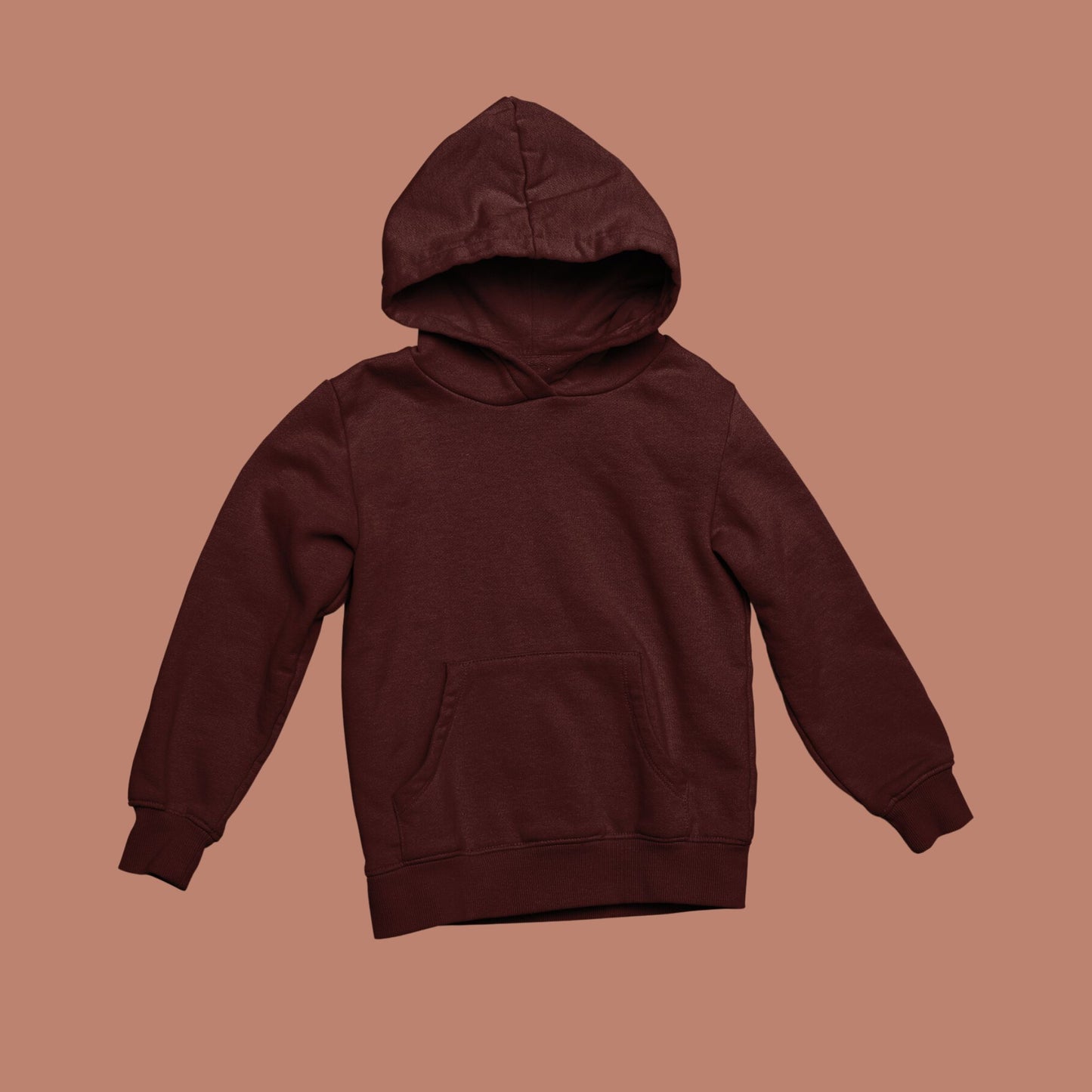 MAROON Oversized Hooded Sweatshirt