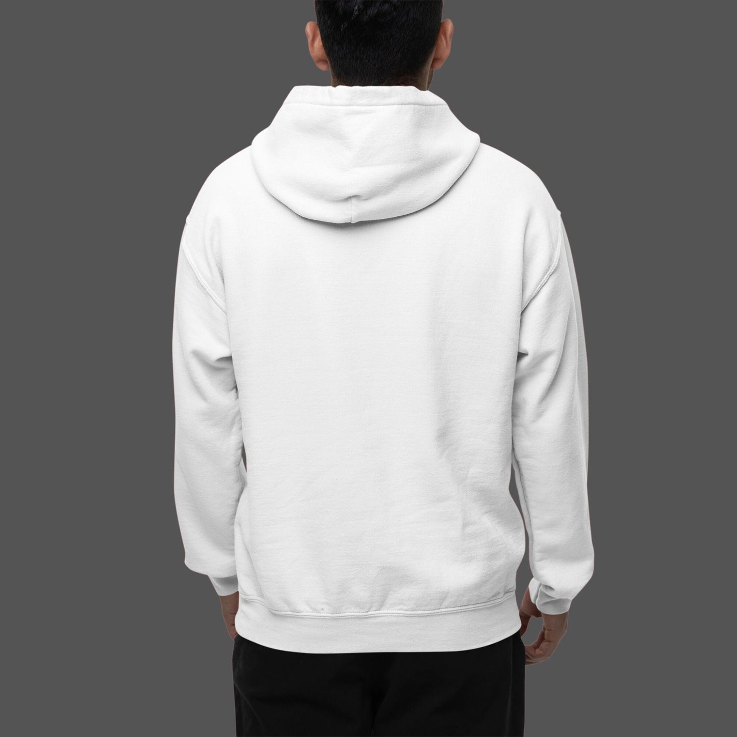 WHITE Oversized Hooded Sweatshirt