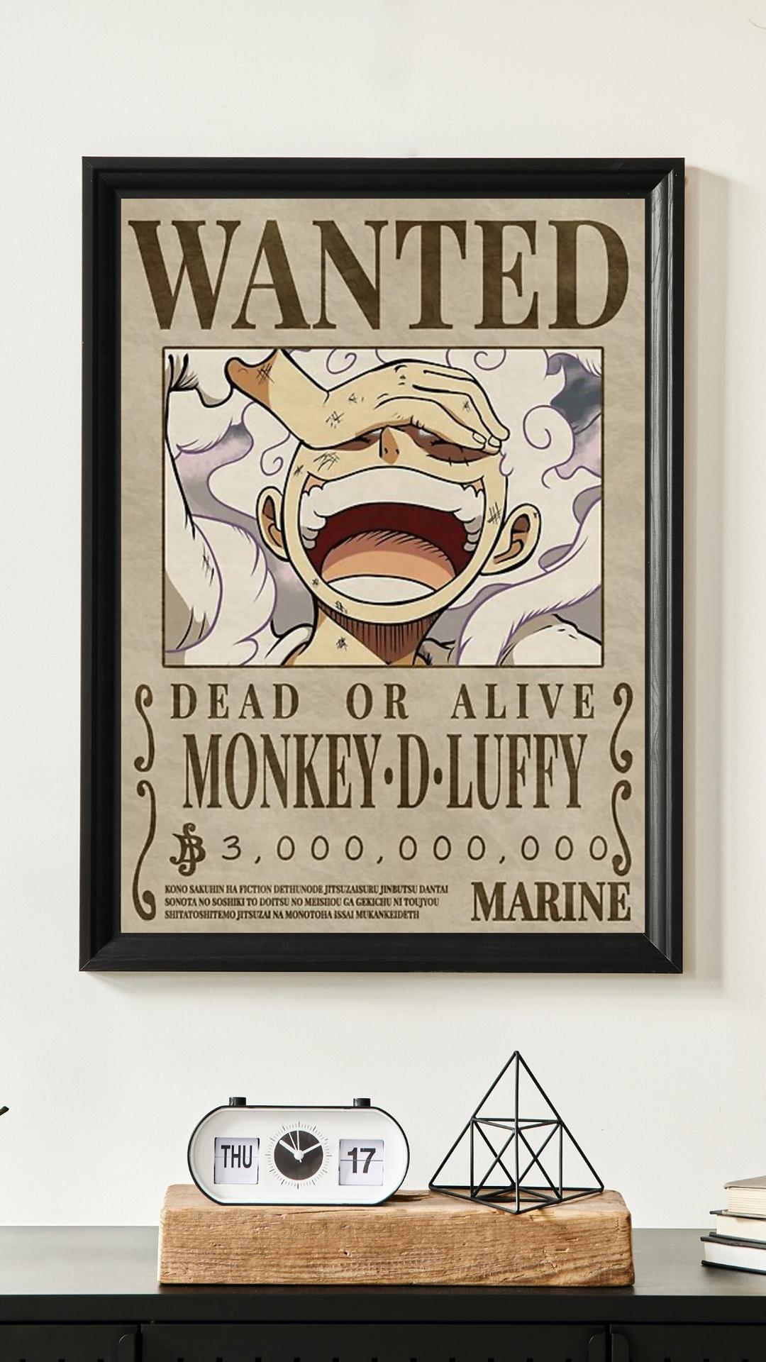 WANTED LUFFY- POSTER