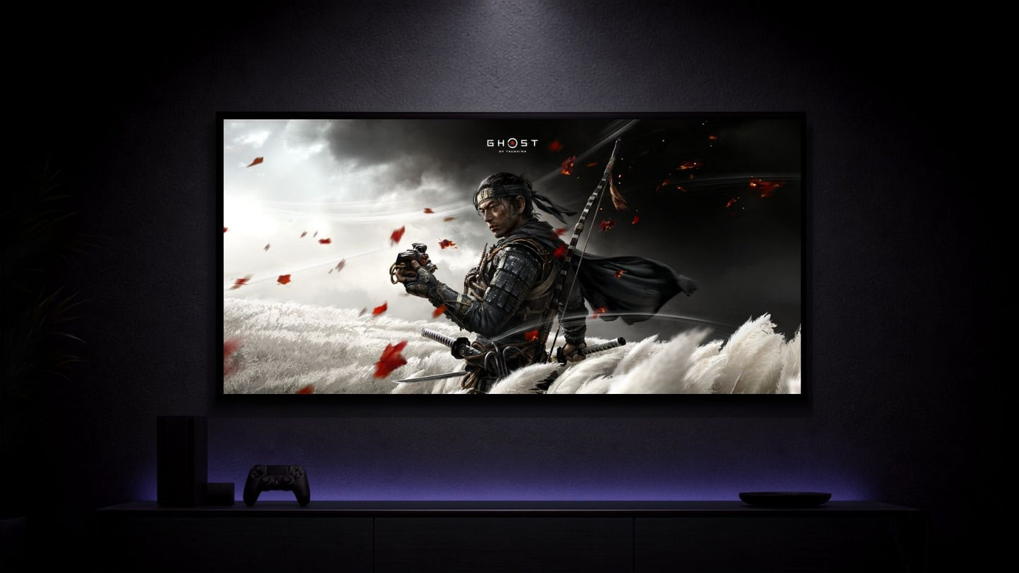 Ghost-of-Tsushima_Jin-Sakai-in-Armor_001 Anime Poster wall mockup