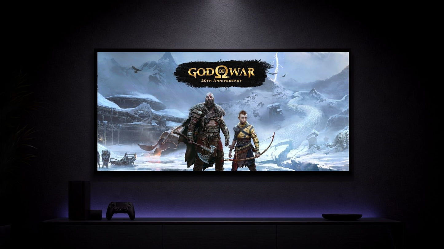 God-of-War_20th-Anniversary-Art_001 Anime Poster wall mockup