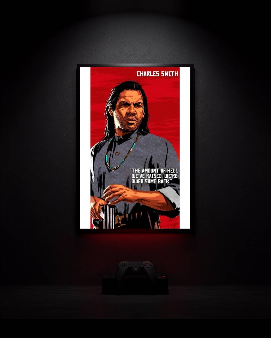 Red-Dead-Redemption-2_Charles-Smith_001 Anime Poster wall mockup