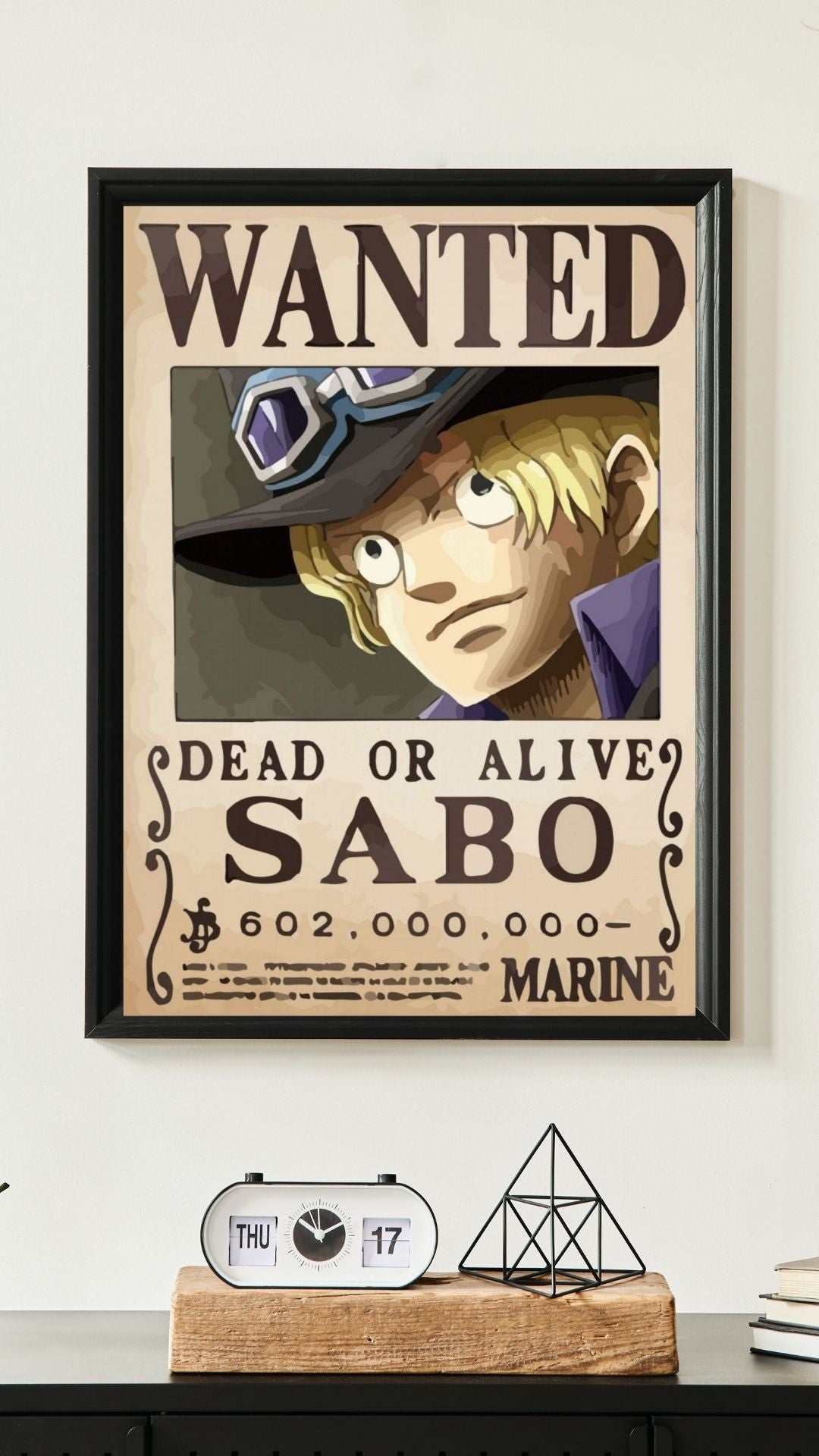 WANTED SABO POSTER