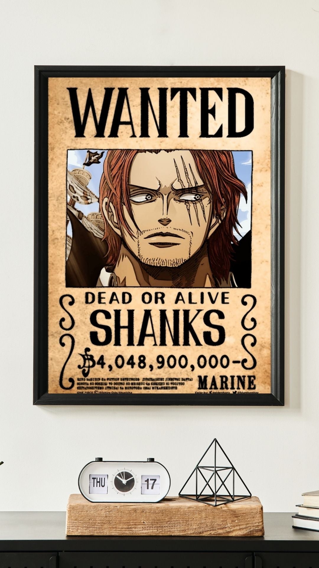 WANTED SHANKS POSTER
