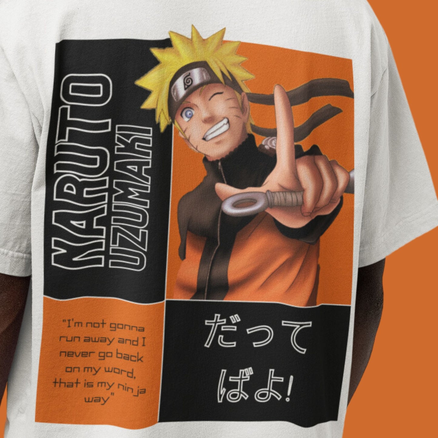 NARUTO UZUMAKI OverSized Printed T-Shirt