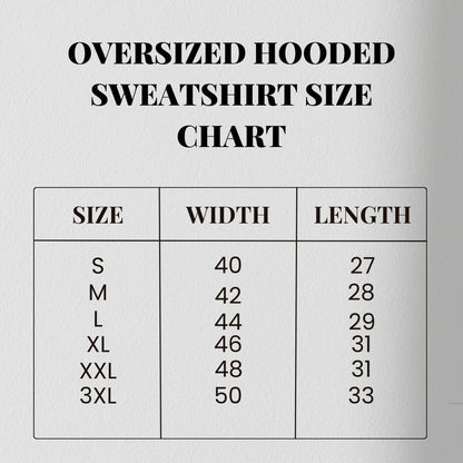 GOJO SATORU Oversized Hooded Sweatshirt