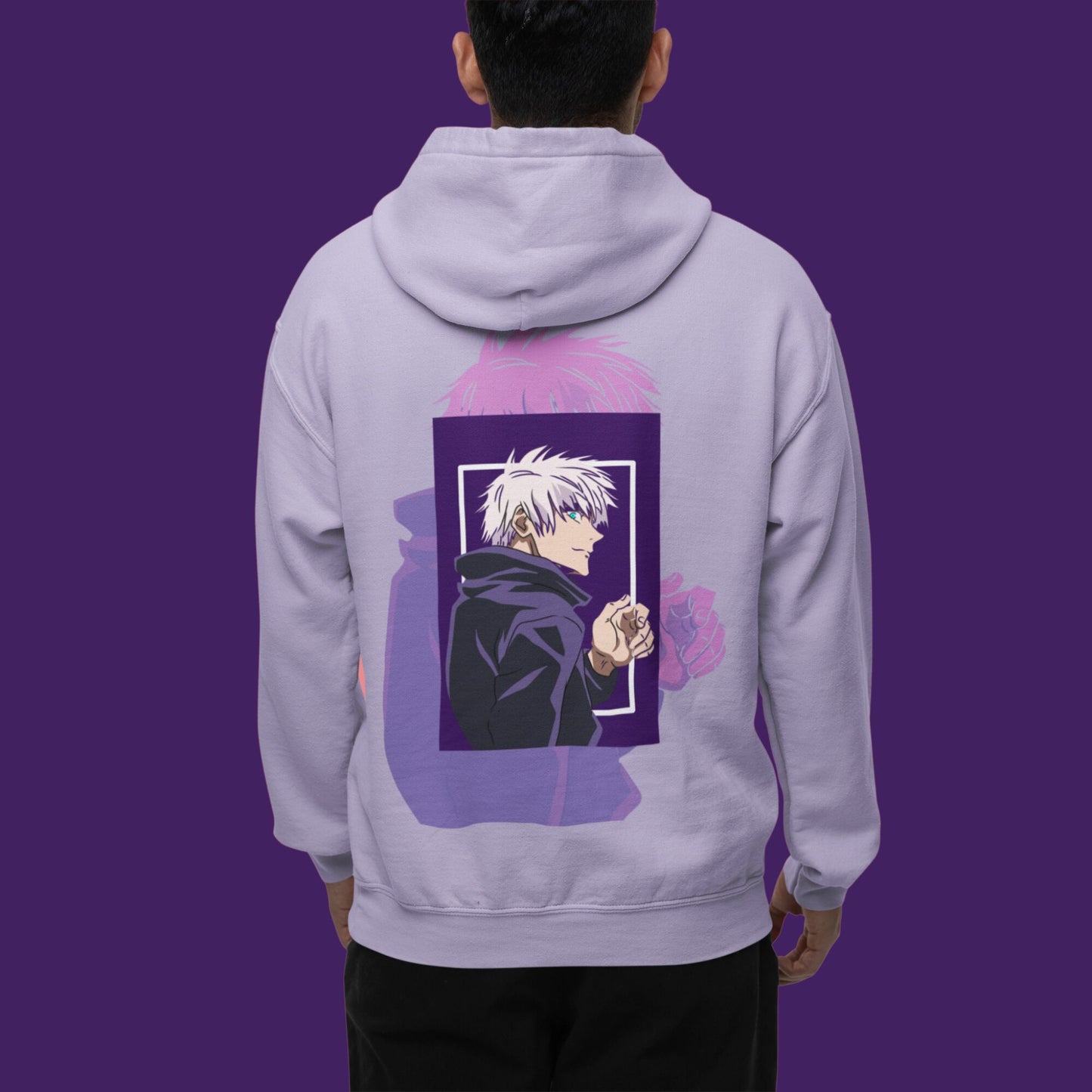 GOJO SATORU Oversized Hooded Sweatshirt – ANIME ADDA