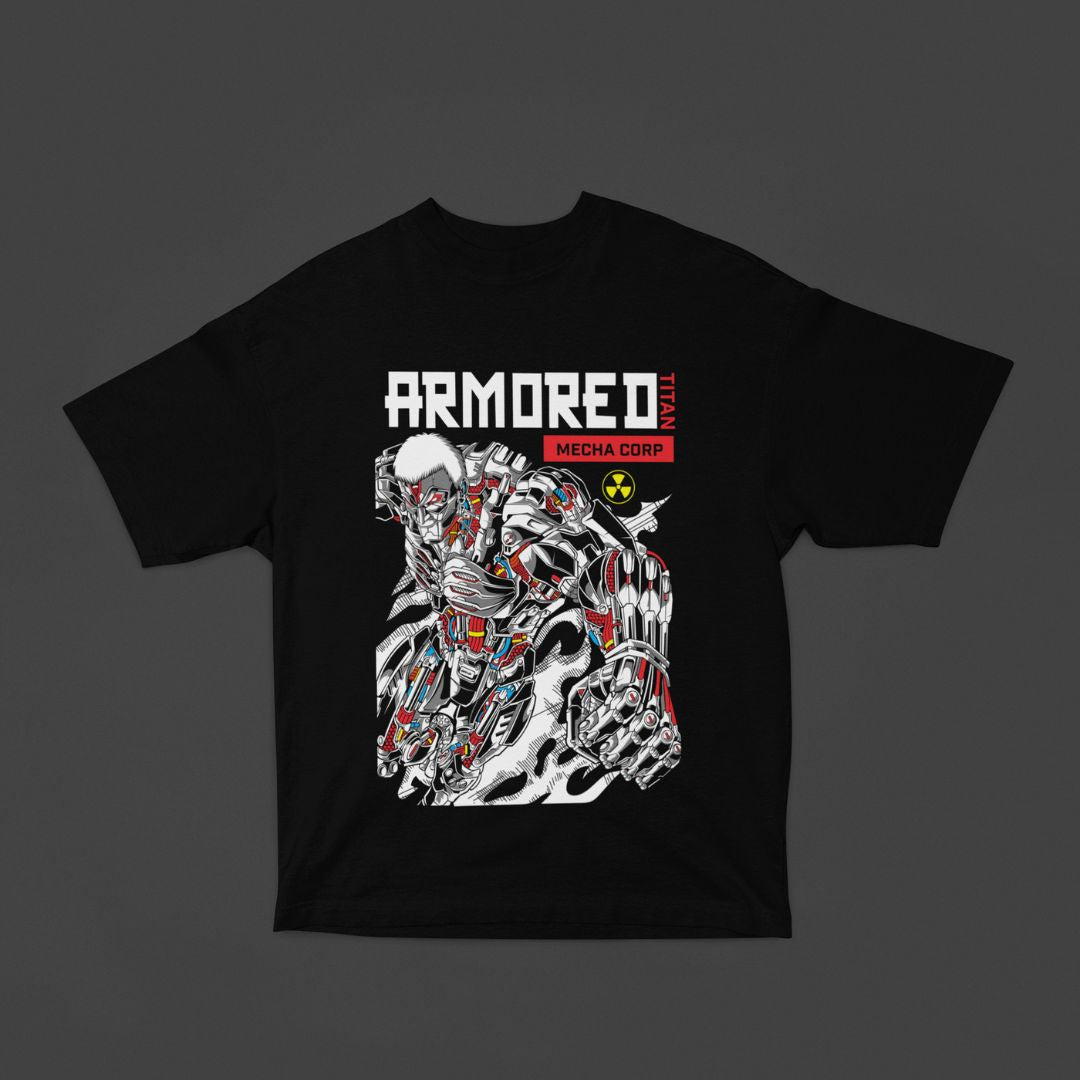 ARMOURED TITAN Oversized T-SHIRT