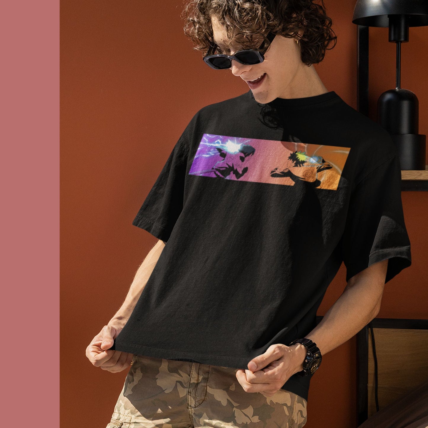 SASUKE & NARUTO OverSized Tee