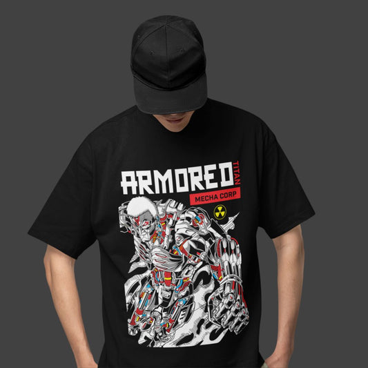 ARMOURED TITAN Oversized T-SHIRT