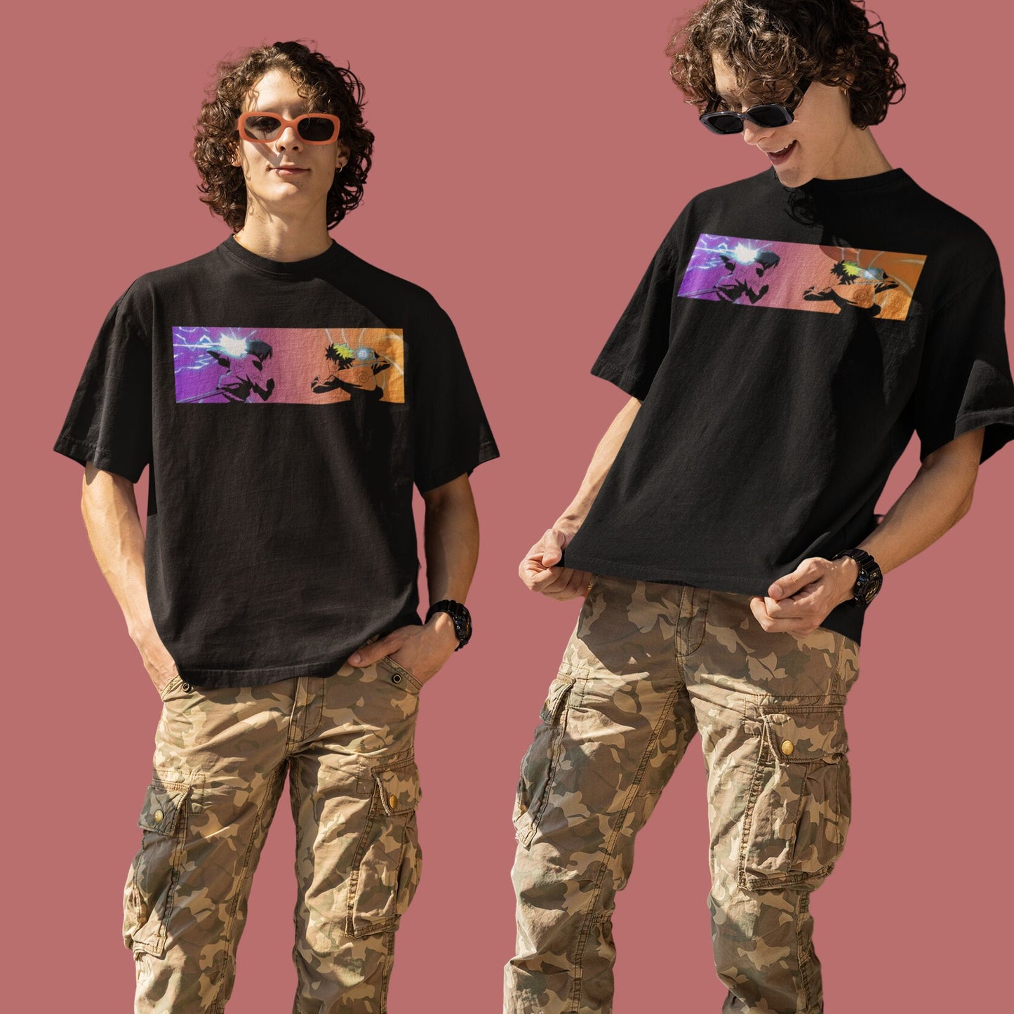 SASUKE & NARUTO OverSized Tee