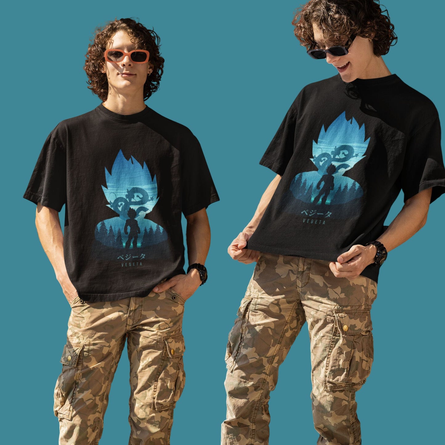 VEGETA OverSized Printed Tee