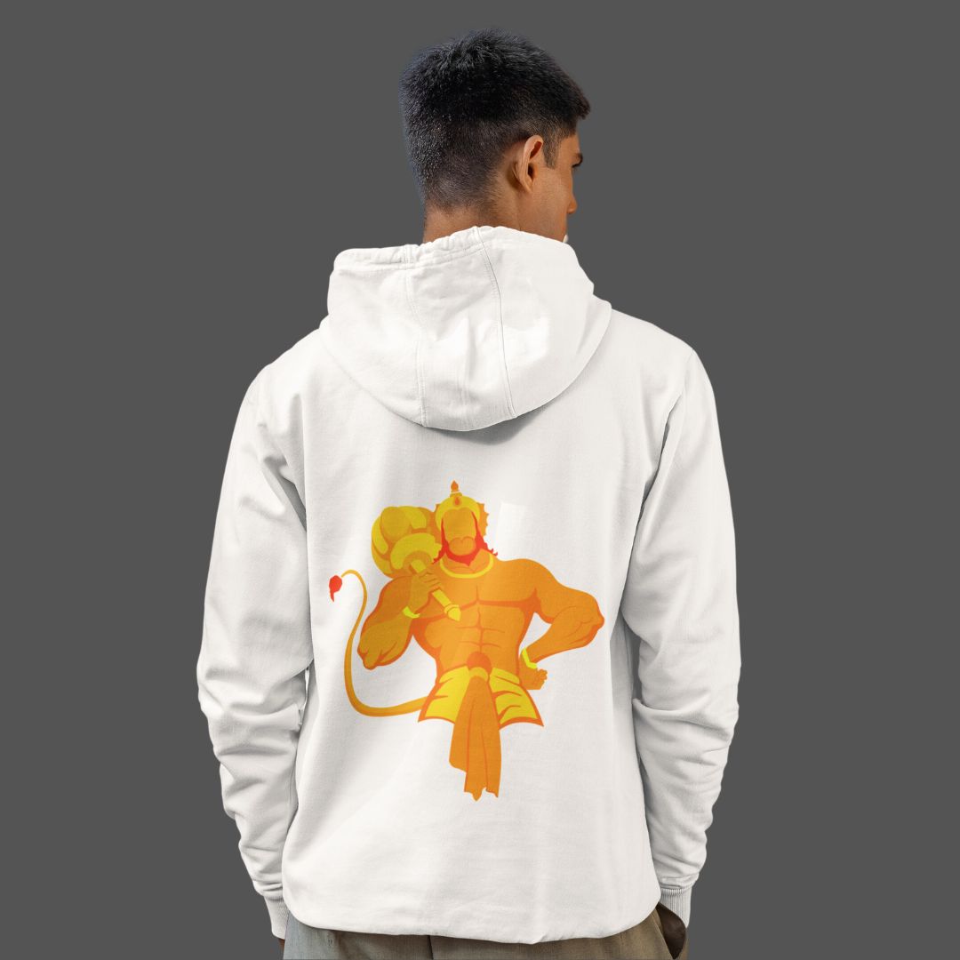 HANUMAN JI Oversized Hooded Sweatshirt