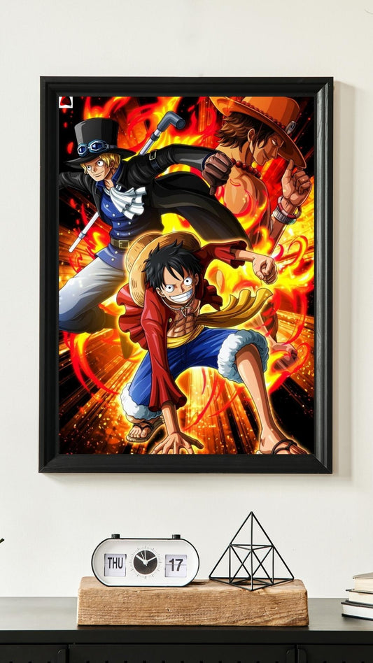 LUFFY & SHANKS- POSTER