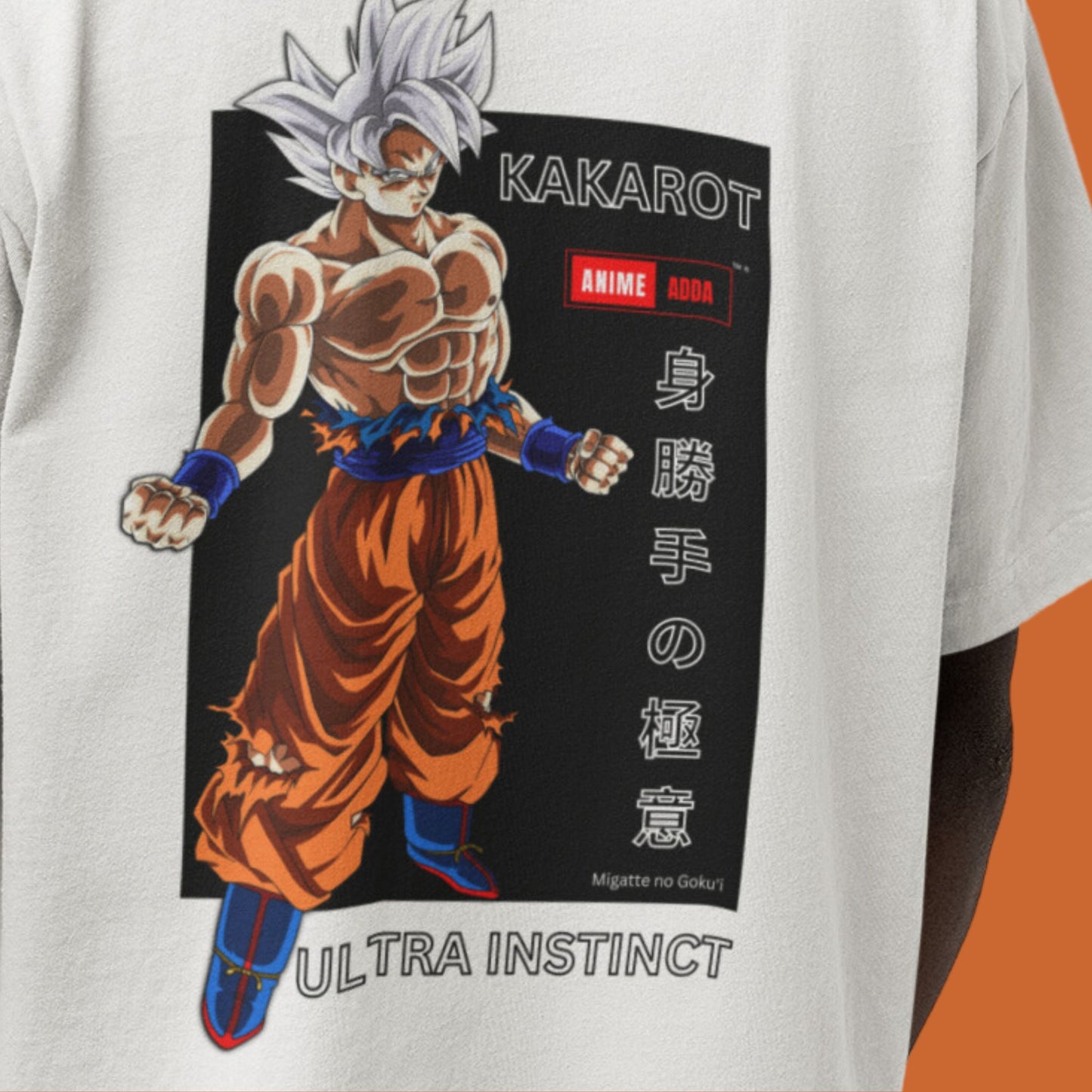 MUI GOKU OverSized Printed T-Shirt