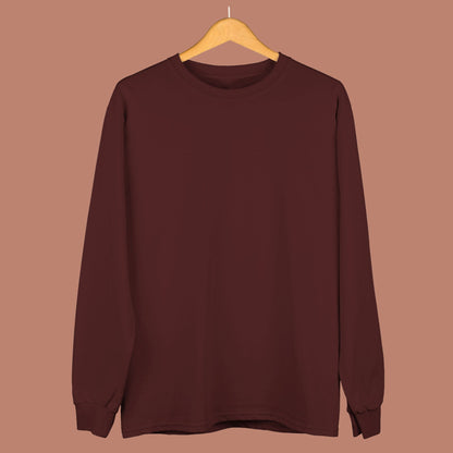 MAROON Oversized Sweatshirt