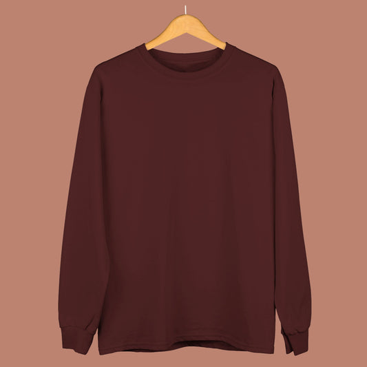 MAROON Oversized Sweatshirt