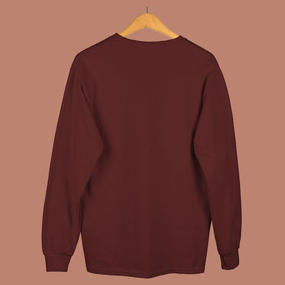 MAROON Oversized Sweatshirt