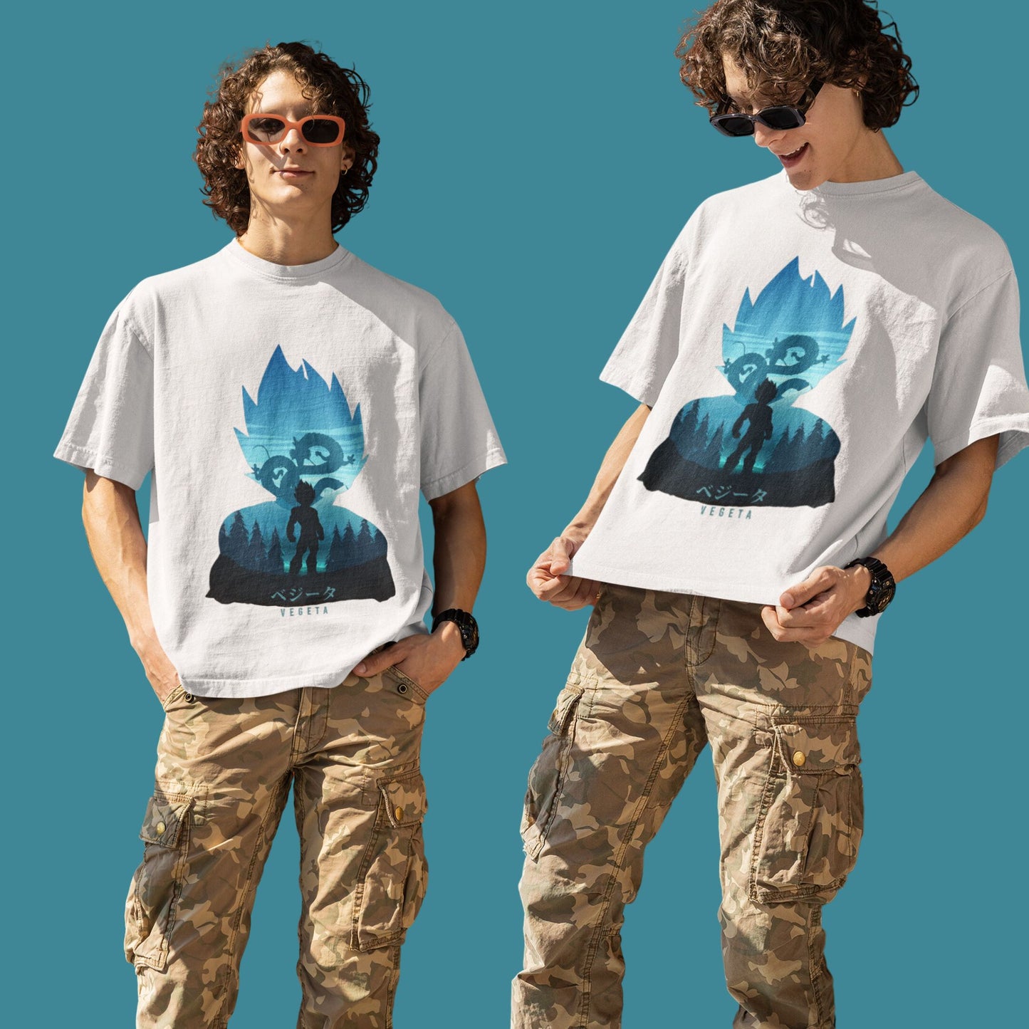 VEGETA OverSized Printed Tee