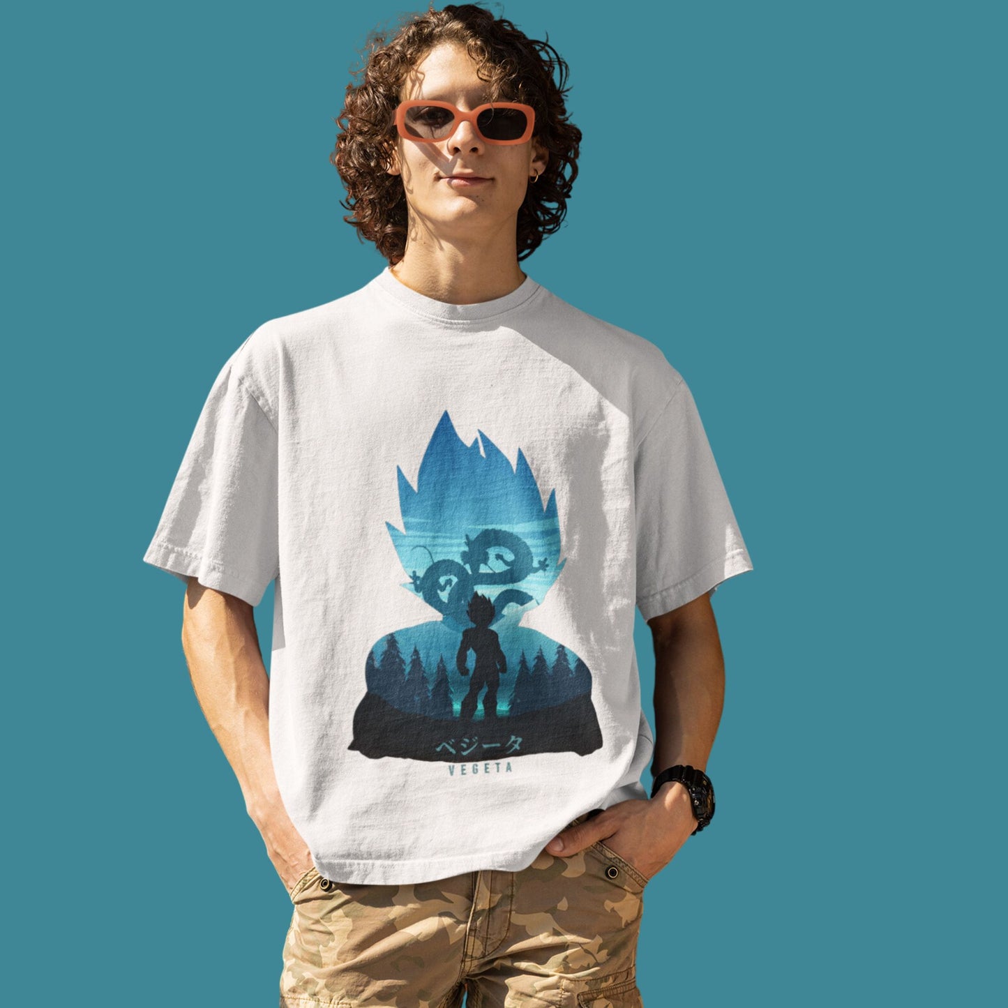 VEGETA OverSized Printed Tee