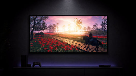Ghost-of-Tsushima_Rider-in-Grasslands_001 Anime Poster wall mockup