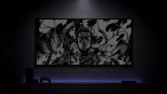 Ghost-of-Tsushima_Samurai-Key-Art_001 Anime Poster wall mockup