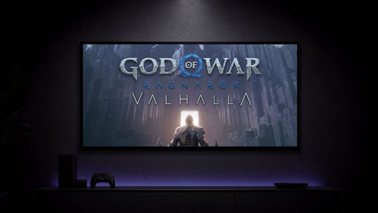 God-of-War-Ragnarok-Valhalla_Valhalla-Key-Art_001 Anime Poster wall mockup