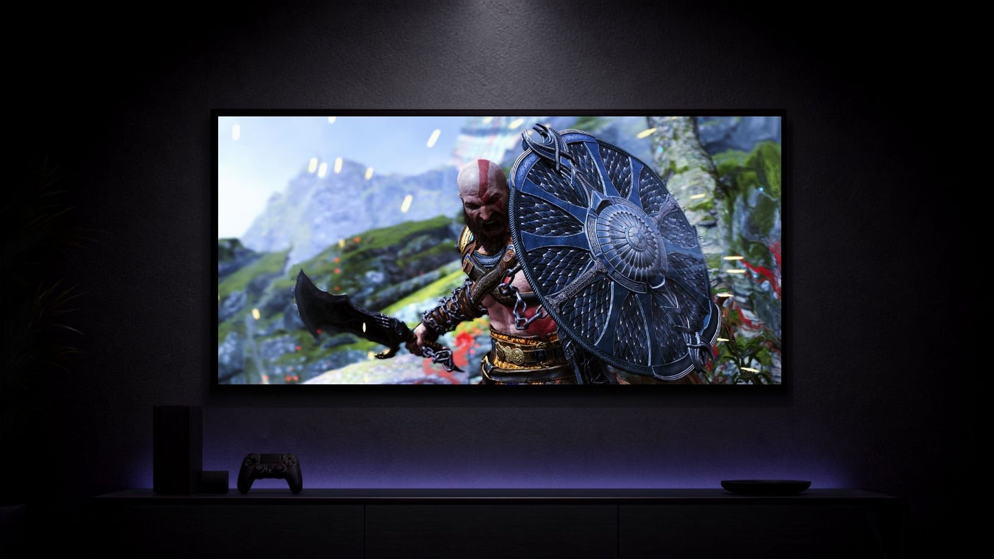 God-of-War-Ragnarok_Kratos-and-Tyr_001 Anime Poster wall mockup