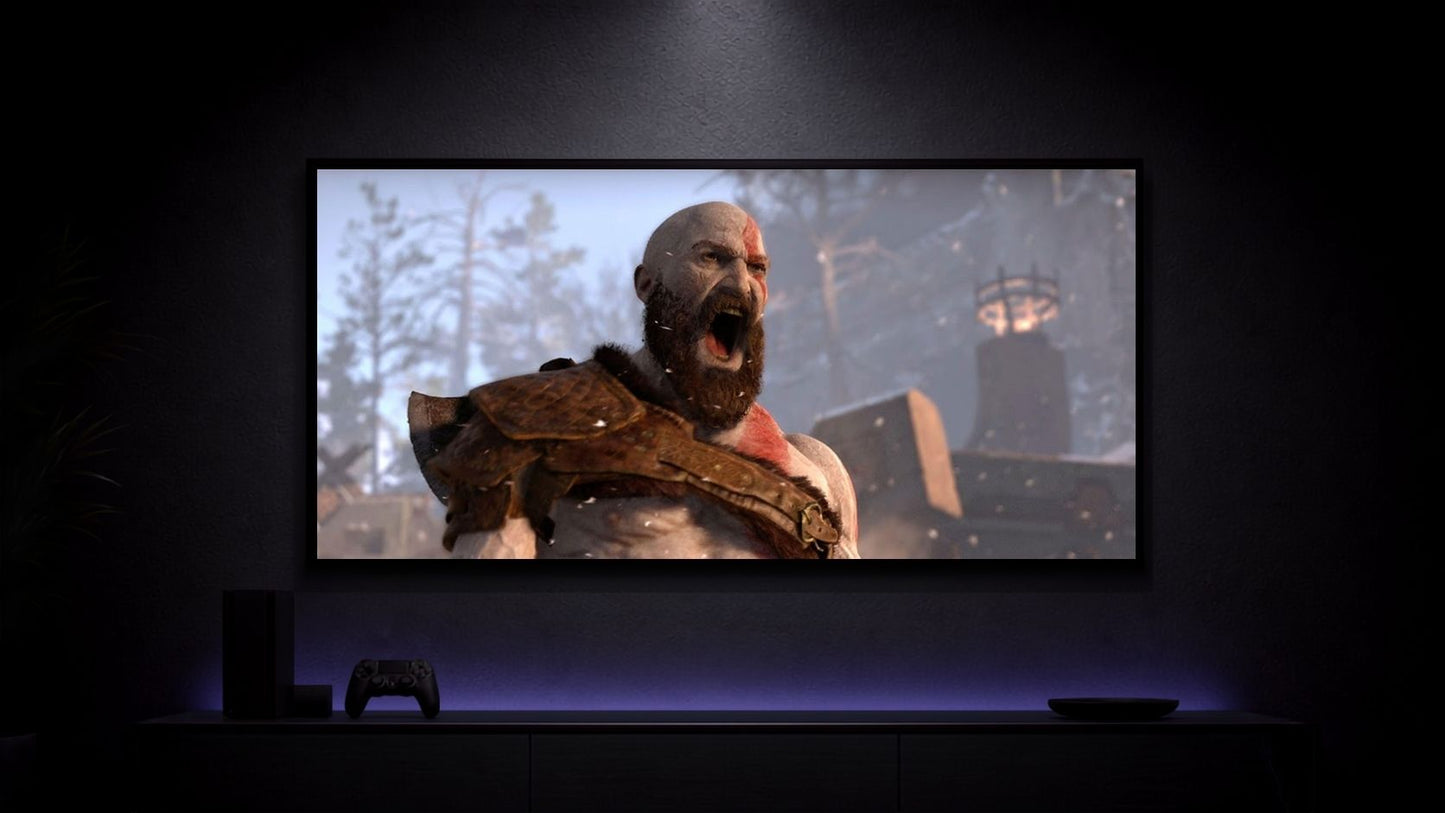 God-of-War_Kratos_001 Anime Poster wall mockup