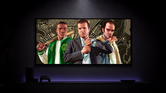 Grand-Theft-Auto-V_Michael-Franklin-Trevor_001 Anime Poster