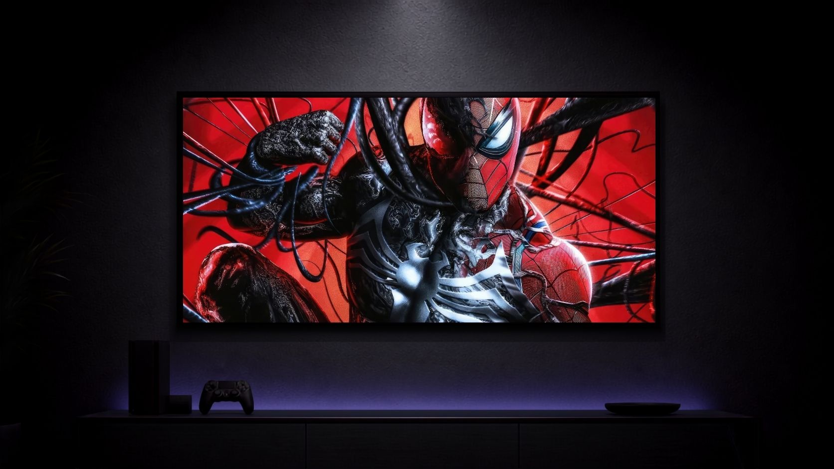 Marvel-Spider-Man-2_Venom_002 Anime Poster wall mockup