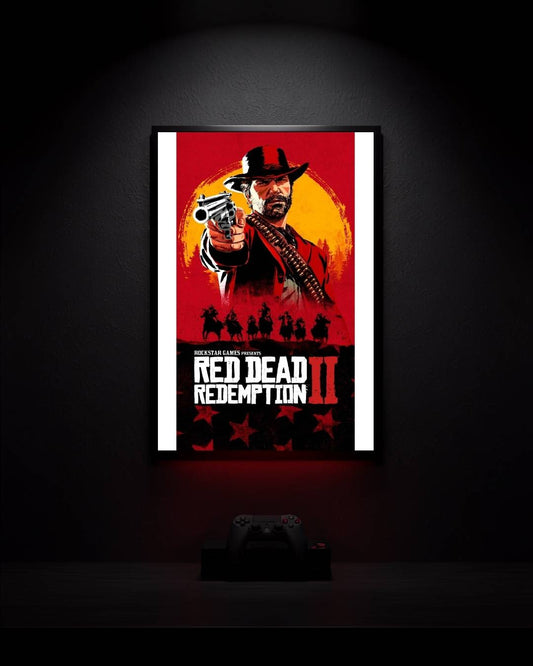 Red-Dead-Redemption_John-Marston_001 Anime Poster wall mockup